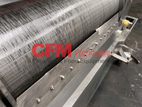 Hycor style rotary wastewater screen in Lodi, CA, USA