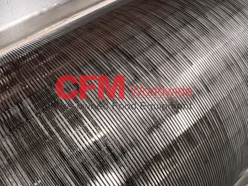 Hycor style rotary wastewater screen in Lodi, CA, USA