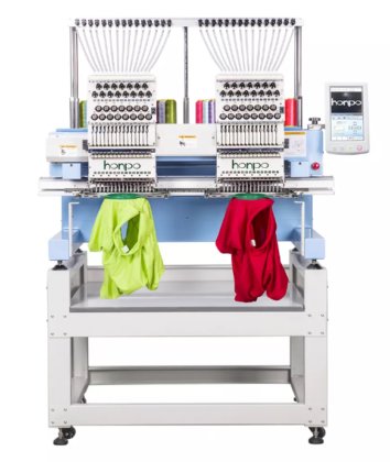 高速2ヘッドキャップ刺繍機