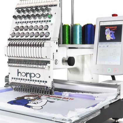 高速単頭コンピュータ刺繍機