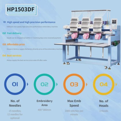 3 ヘッド刺繍機の割引価格