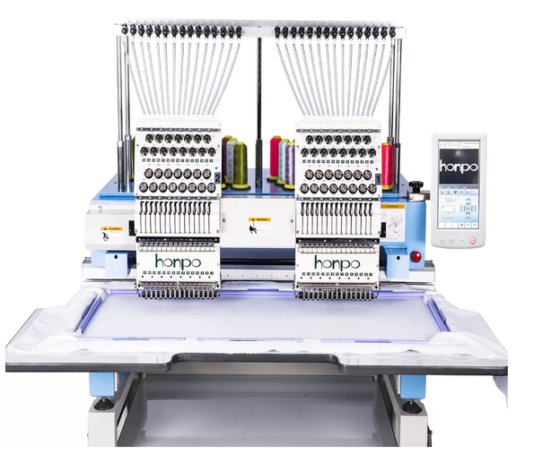 熱い販売のダブルヘッドシャツ刺繍機