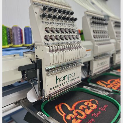 3ヘッドデジタル刺繍機