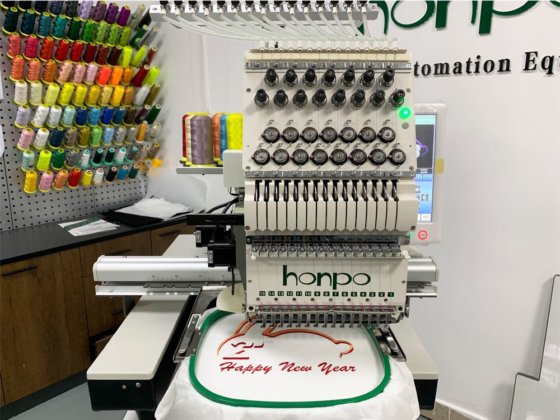 高性能シングルヘッド 15 針刺繍ミシン HP1501AA