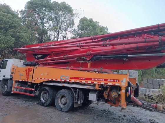 2013 年，三一重工 49 米泵车