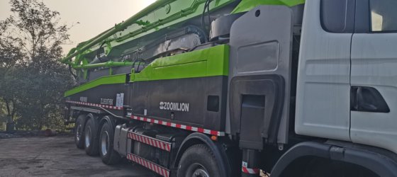 2013年，中联重科再制造60米泵车