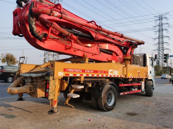 2019 年，三一重工 37 米泵车