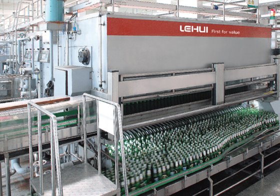 Single-end bottle washer