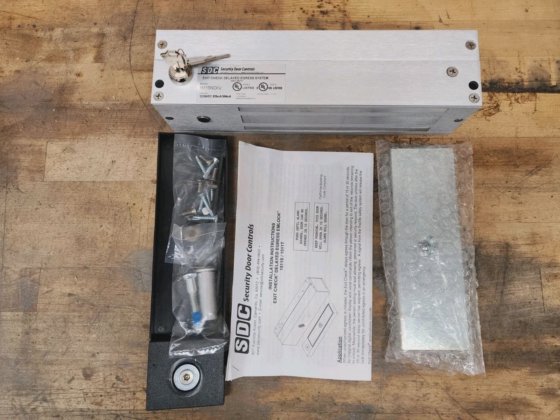 SDC 1511S Series Exit Check W/ Integrated Delayed Electromagnetic Lock ...