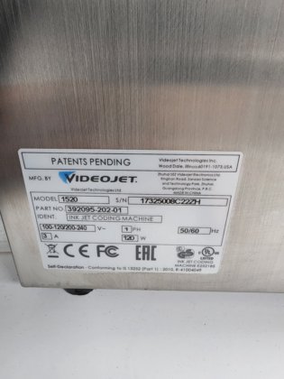 Videojet 1520 Inkjet Industrial Printer