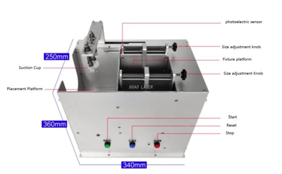 铭牌自动激光打标机