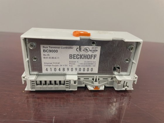 Beckhoff BC9000 Ethernet TCP/IP Bus