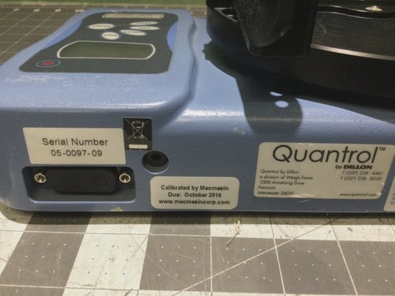Quantrol Orbis 6 N.m Torque Tester by Dillon Digital Torque Measurement ...