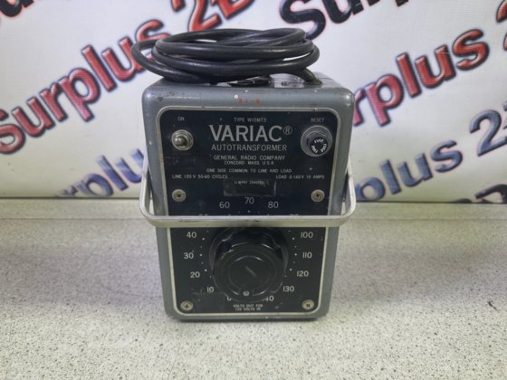 Variac W10MT3 Autotransformer 120VAC/10A in Saint-Jean-sur-Richelieu ...
