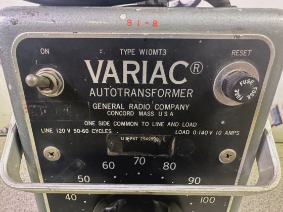 Variac W10MT3 Autotransformer 120VAC/10A in Saint-Jean-sur-Richelieu ...