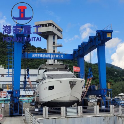 持ち上がるボートのためのゴム製タイヤのガントリー クレーン