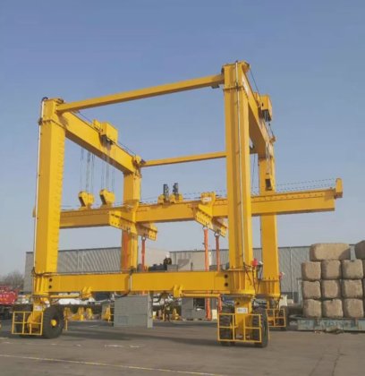 工場直送ゴムタイヤ式ガントリークレーン 40トン 45トン ゴムタイヤ式ガントリークレーン販売中