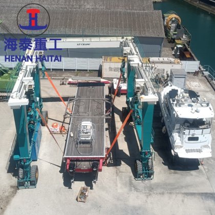 500t 移动式游艇船吊起重机 旅行升降机