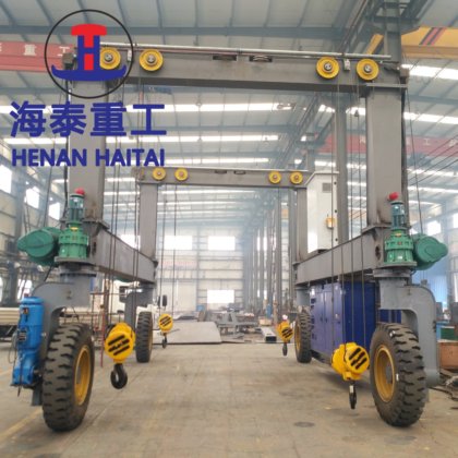 二重ビーム ゴム製タイヤのガントリー クレーン Rtg クレーン