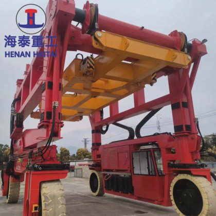 35 40 50 60 吨橡胶轮胎移动式集装箱起重龙门吊