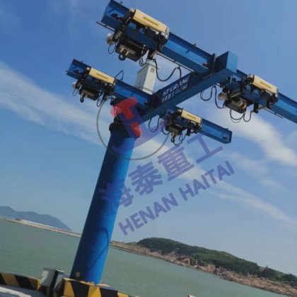 30ton 65 トン 80ton 頑丈なボートの持ち上がるジブ