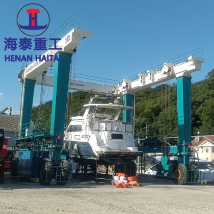 造船所のためのマリーナ 100t 移動式ボート旅行揚げべらクレーン