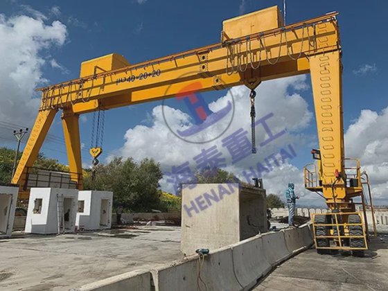 販売の頑丈なゴム製タイヤ 32 トン 60 トンのゴム製タイヤのガントリー