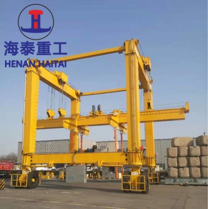 Rtg のゴム製タイヤのガントリー クレーンのガントリー 100 トン