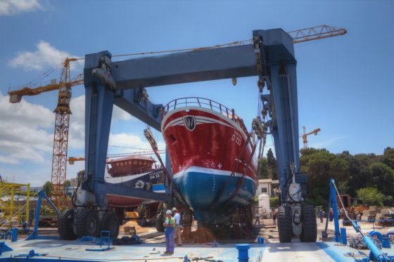 メーカークレーン海洋機器 50 トンから 1200 トン