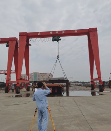 迅速な見積もりストラドルキャリア40トン60トンゴムタイヤガントリークレーン販売中