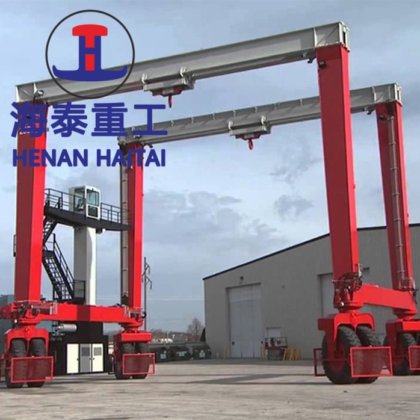中国移动式橡胶轮胎门式起重机价格