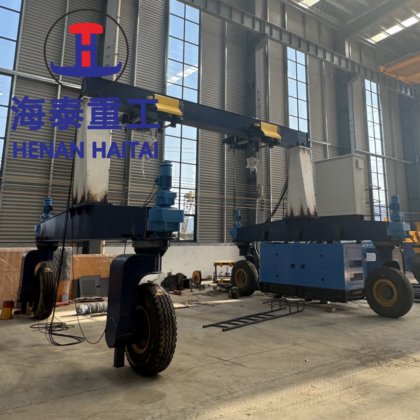 16 16 吨双钩电动单梁橡胶轮胎龙门起重机