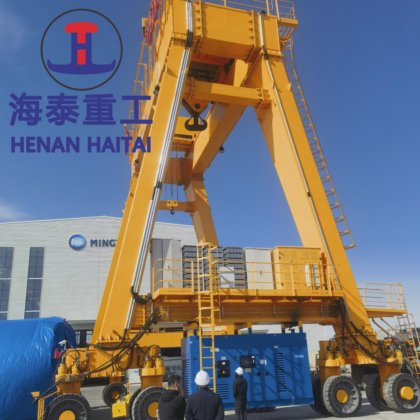 高质量橡胶履带式 32 吨 60 吨建筑用液压发动机起重机