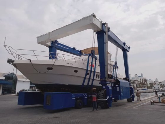 Guindaste móvel para manuseio de