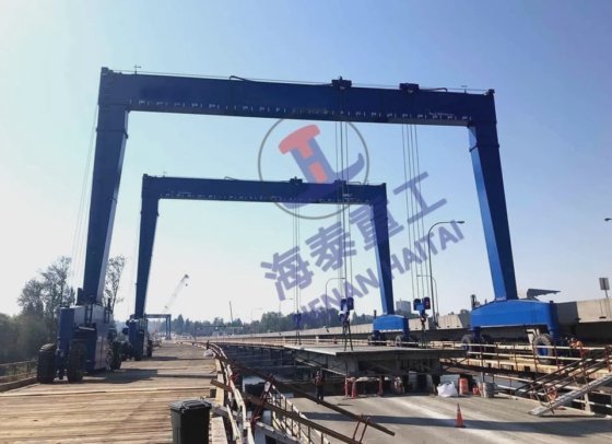 工厂定制 Rtg 起重机 40/60/80/100/120/140 吨移动式龙门起重机