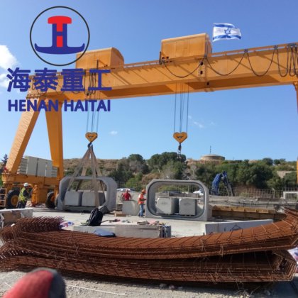 Rtg 橡胶轮胎移动式跨运龙门起重机 40 吨