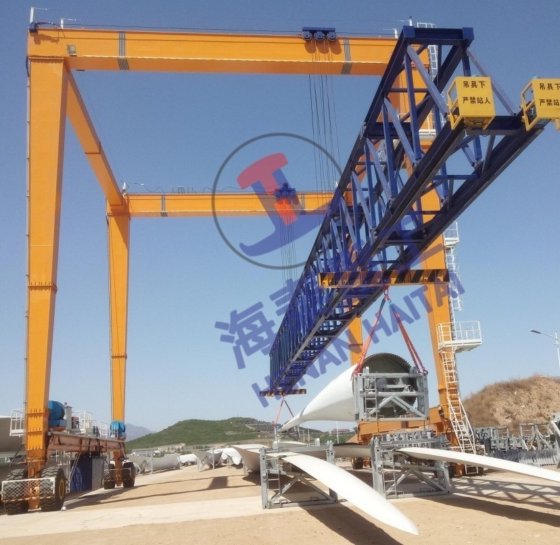 工厂直供起重设备 40/60/80/100/120/140 吨橡胶轮胎龙门起重机