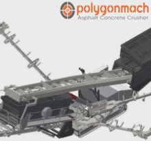 POLYGONMACH Track Impact Crusher with
