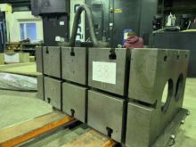 Grooved cast iron machining cube