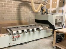 SCM - TECH Z2CNCマシンセンター ポッドとレール付き