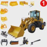 Lugong Mini Payloader Small Wheel