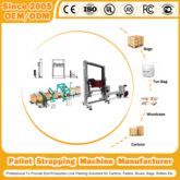 Auto Pallet Wrapping Strapping Machine