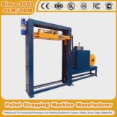 Automatic Pallet Wrapping Strapping Rotary