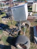 Grass seeder on wheels