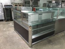 Corner display case set hot