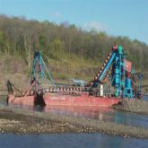 River Gold Sand Mining Dredging