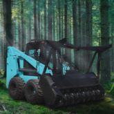 Excavator Attachment Forestry Mulcher Tree