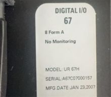 GE UR6UH Módulo Digital de