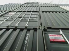 20'DV sea container RAL6007 storage