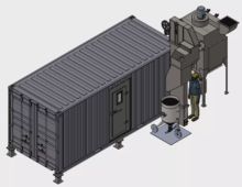 Sandblasting Room, Sand Blast Room,
